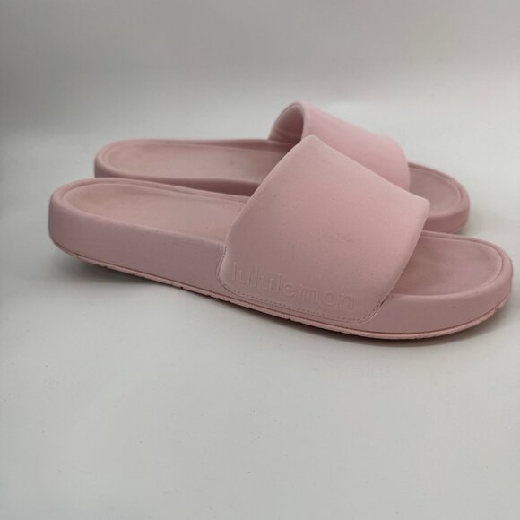 Lululemon Pink Slide Sandals Women’s Sz. 9 - Picture 1 of 3